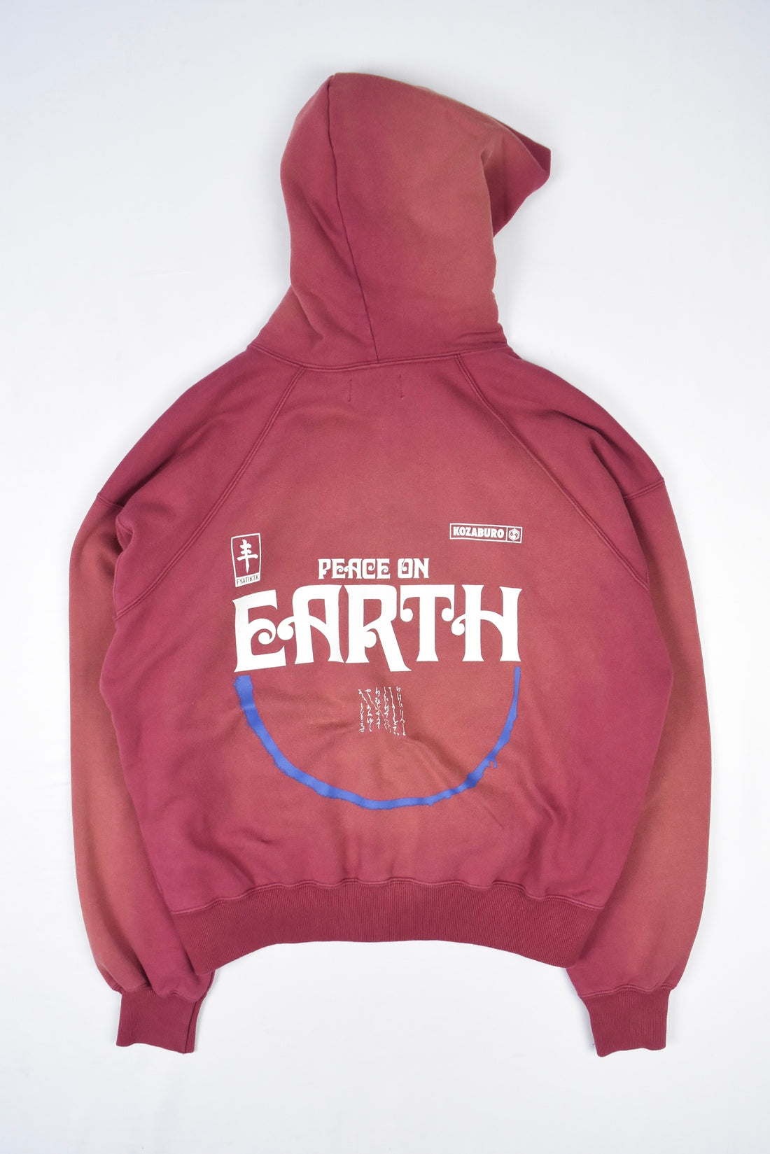 POE PRINT ZIP UP HOODIE