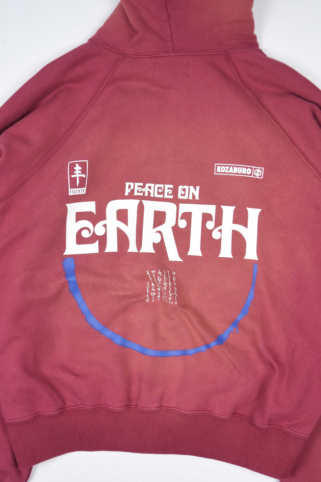 POE PRINT ZIP UP HOODIE