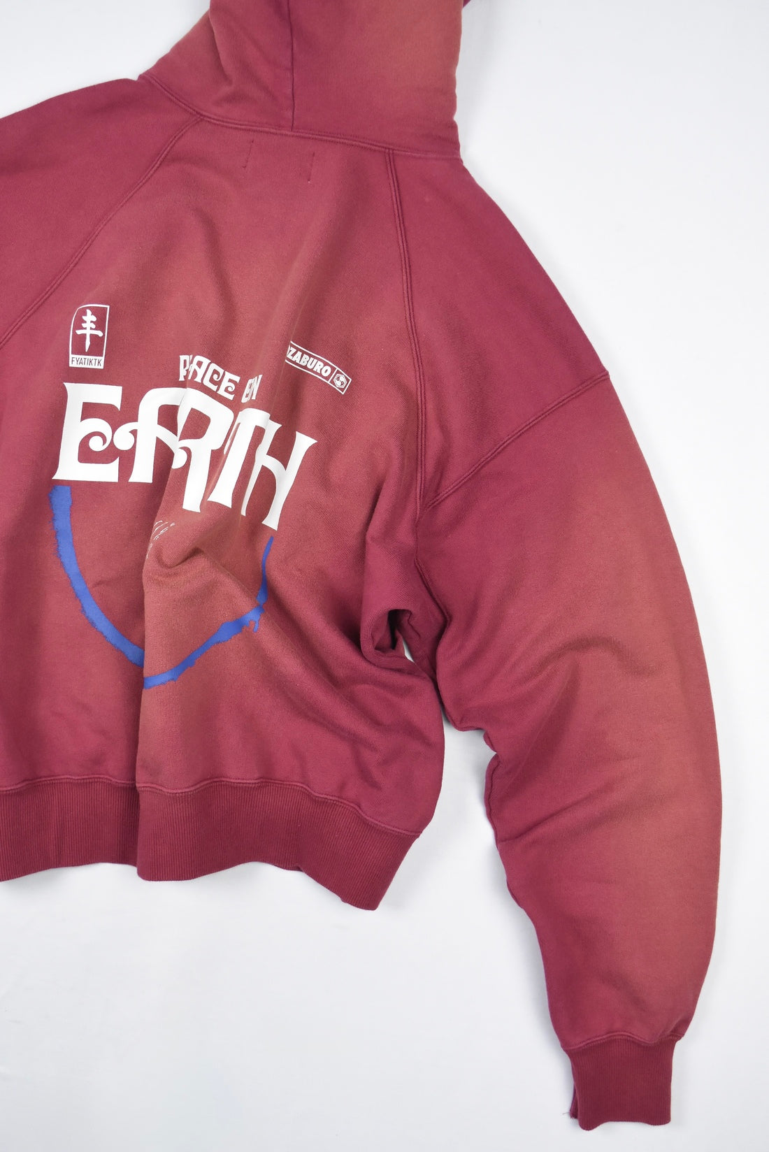 POE PRINT ZIP UP HOODIE