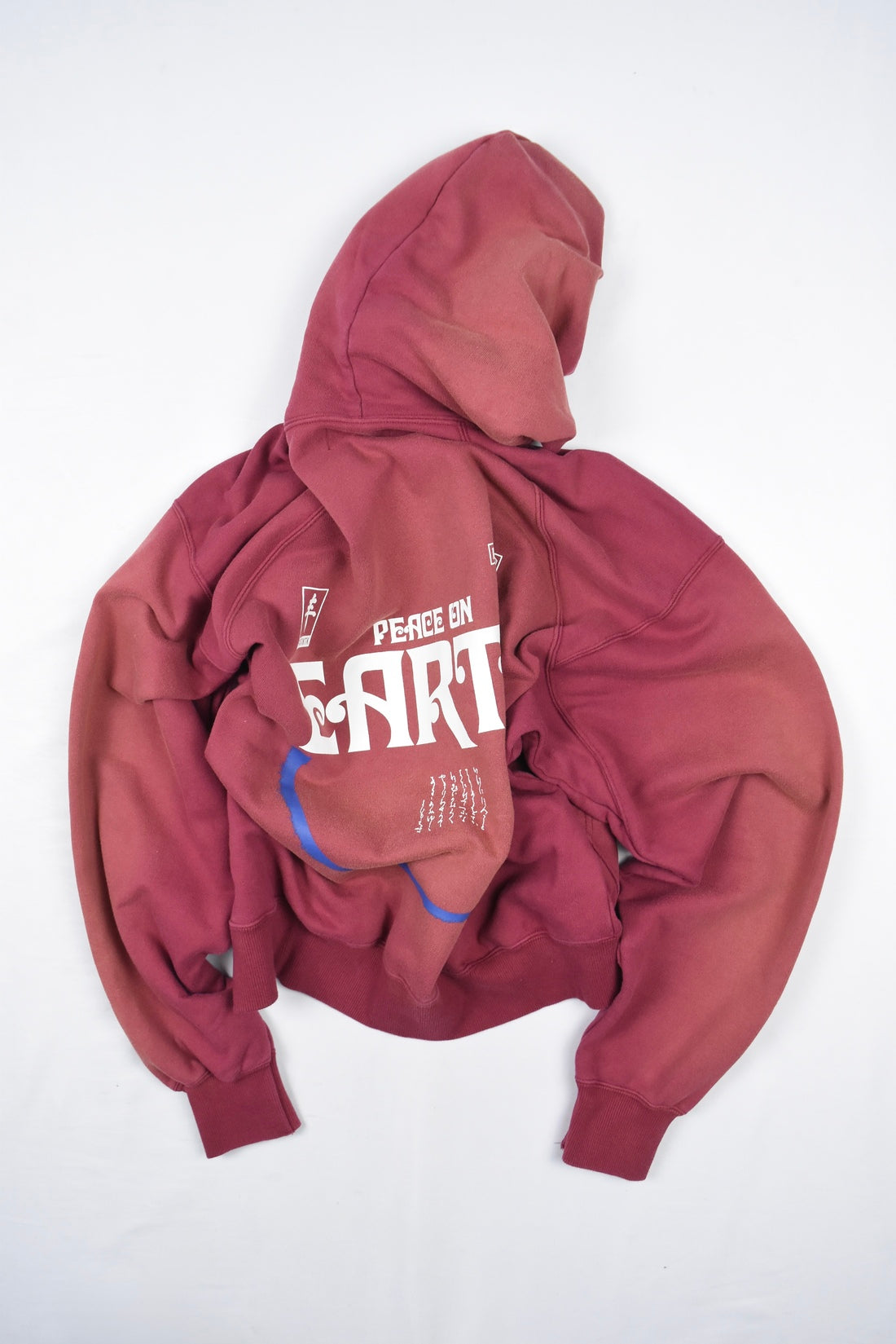 POE PRINT ZIP UP HOODIE
