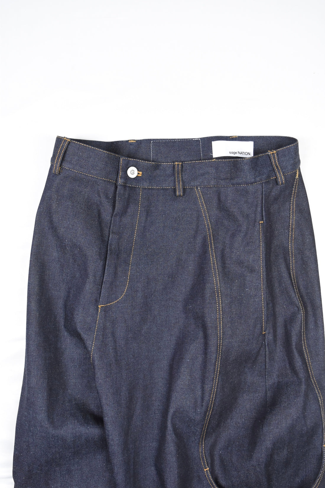 sage NATION / MALAY TROUSER DENIM – 101 WESTSIDE