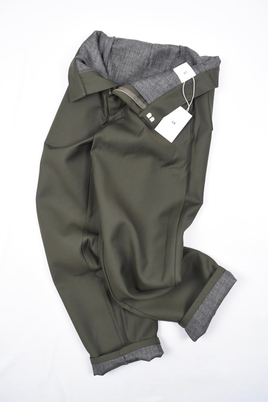 DOUBLE-FACED WIDE TROUSERS