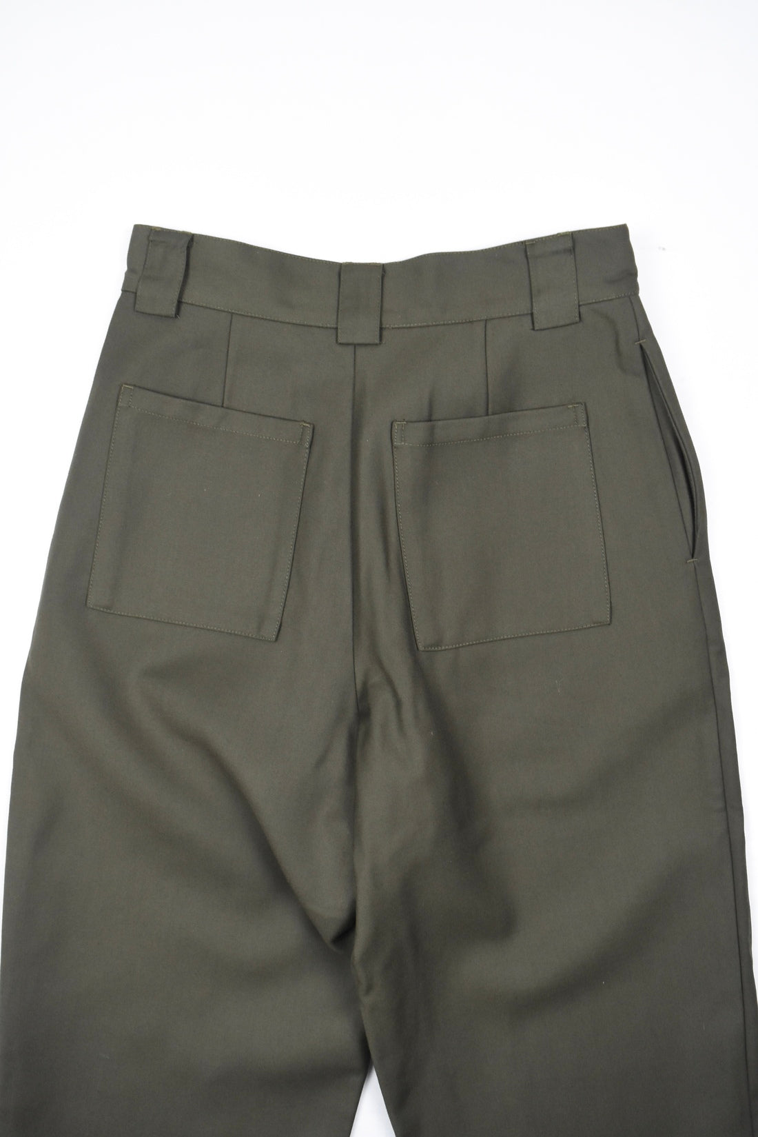 DOUBLE-FACED WIDE TROUSERS