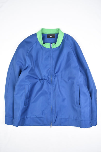 OVERSIZED CONTRAST-COLLAR JACKET