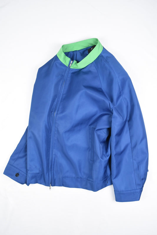 OVERSIZED CONTRAST-COLLAR JACKET
