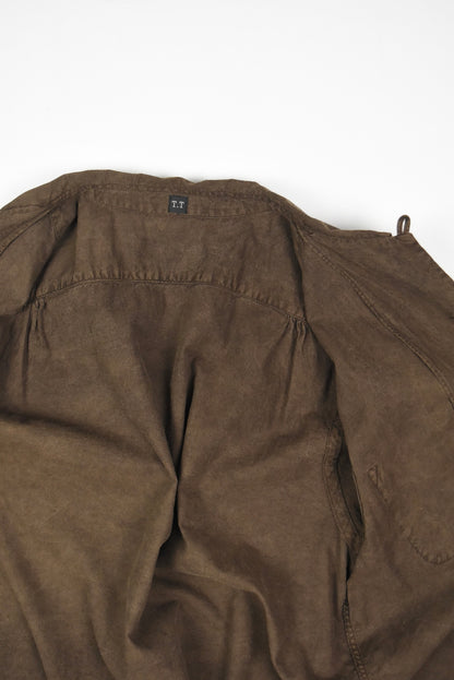 LOT.113 OPEN COLLAR SHIRT