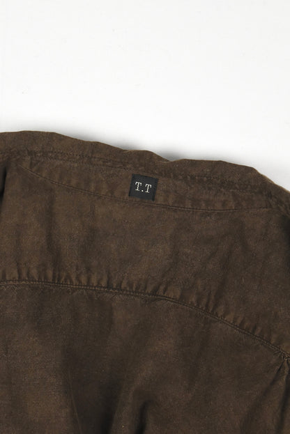 LOT.113 OPEN COLLAR SHIRT