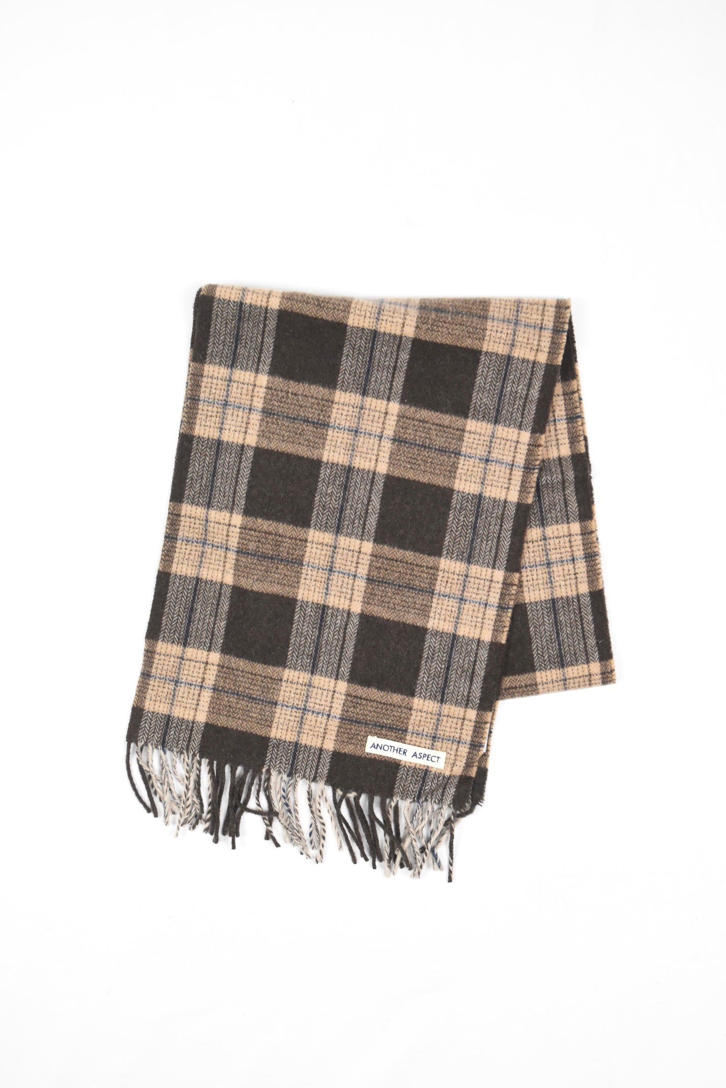 Scarf1.0 [Brown/Navy check]