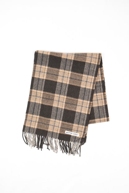 Scarf1.0 [Brown/Navy check]