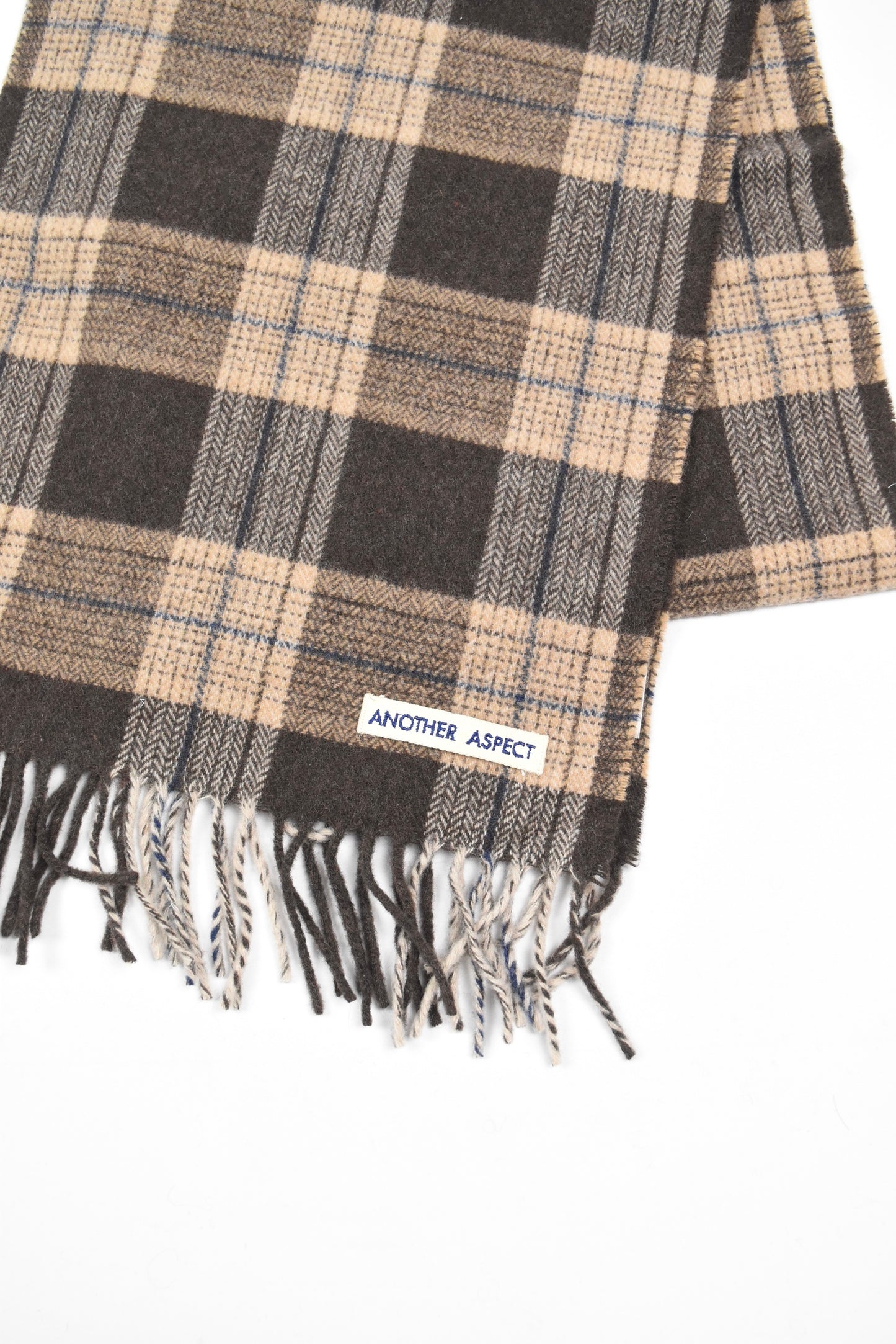 Scarf1.0 [Brown/Navy check]