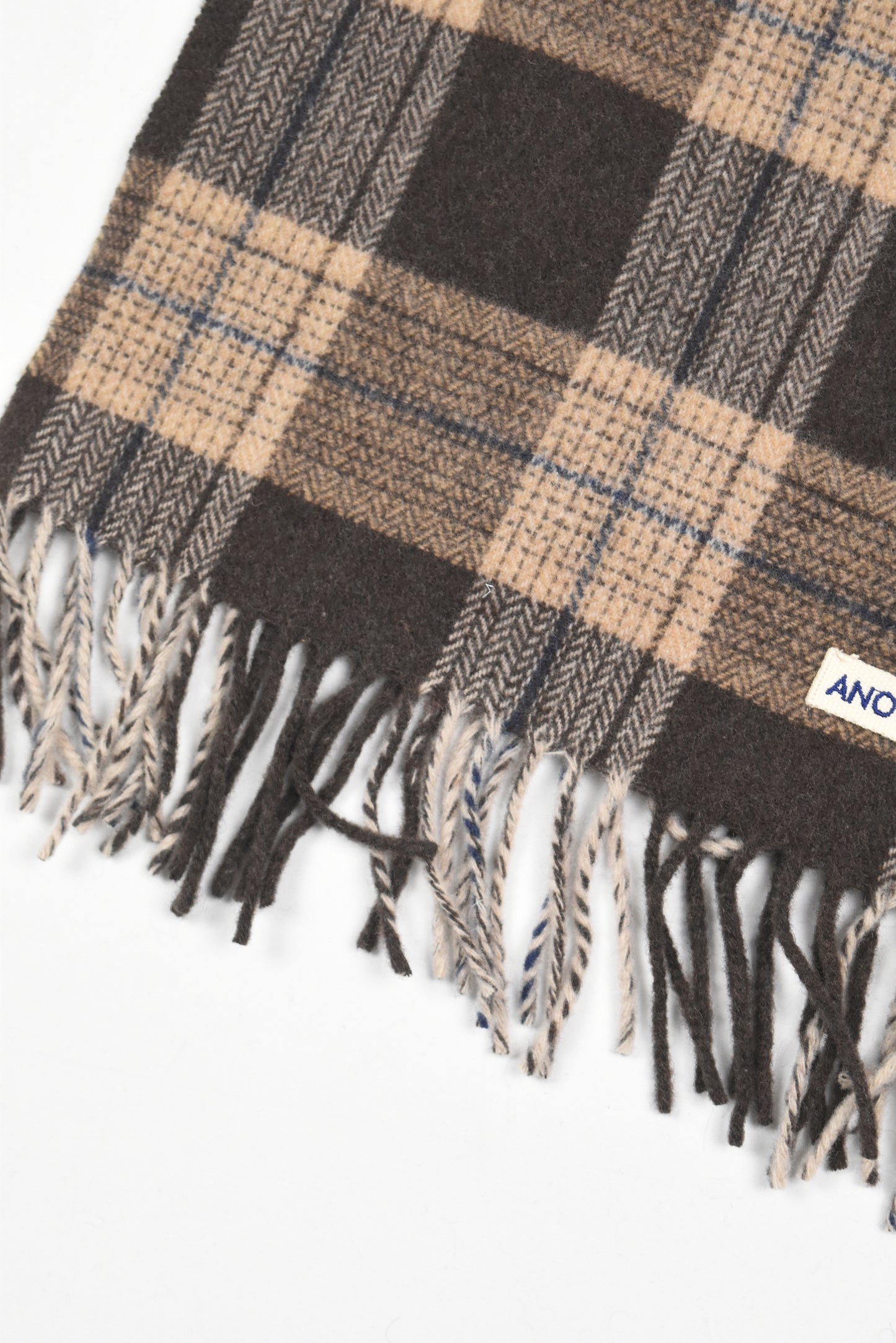 Scarf1.0 [Brown/Navy check]