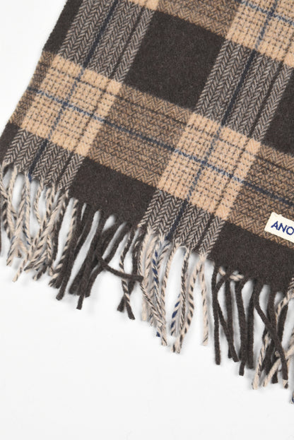 Scarf1.0 [Brown/Navy check]