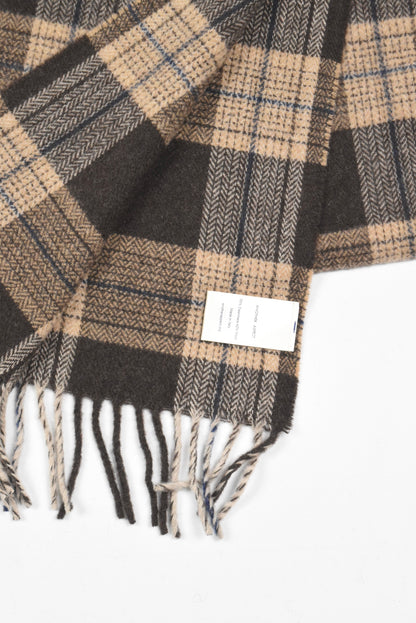 Scarf1.0 [Brown/Navy check]