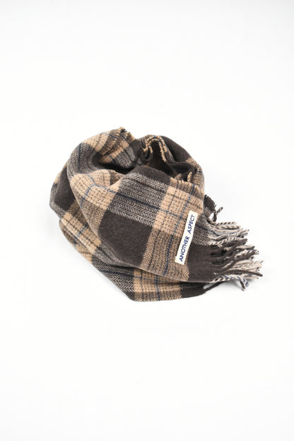 Scarf1.0 [Brown/Navy check]