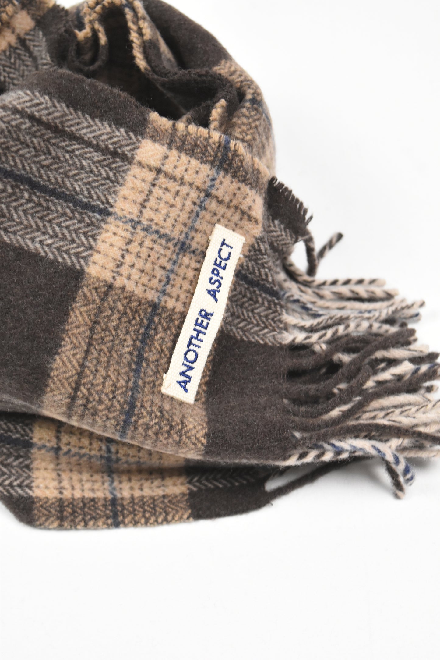 Scarf1.0 [Brown/Navy check]