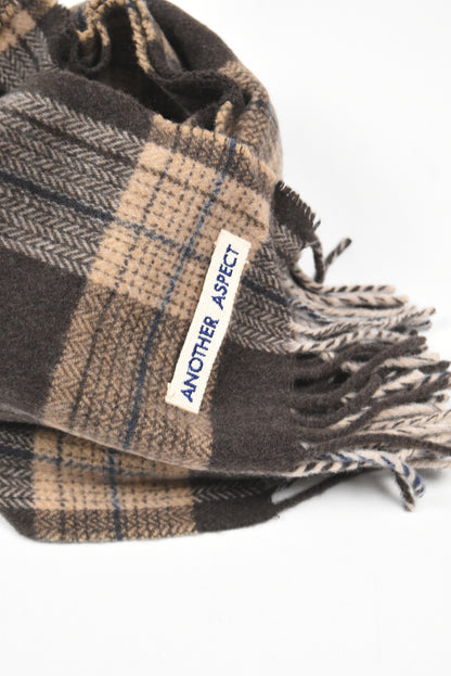 Scarf1.0 [Brown/Navy check]