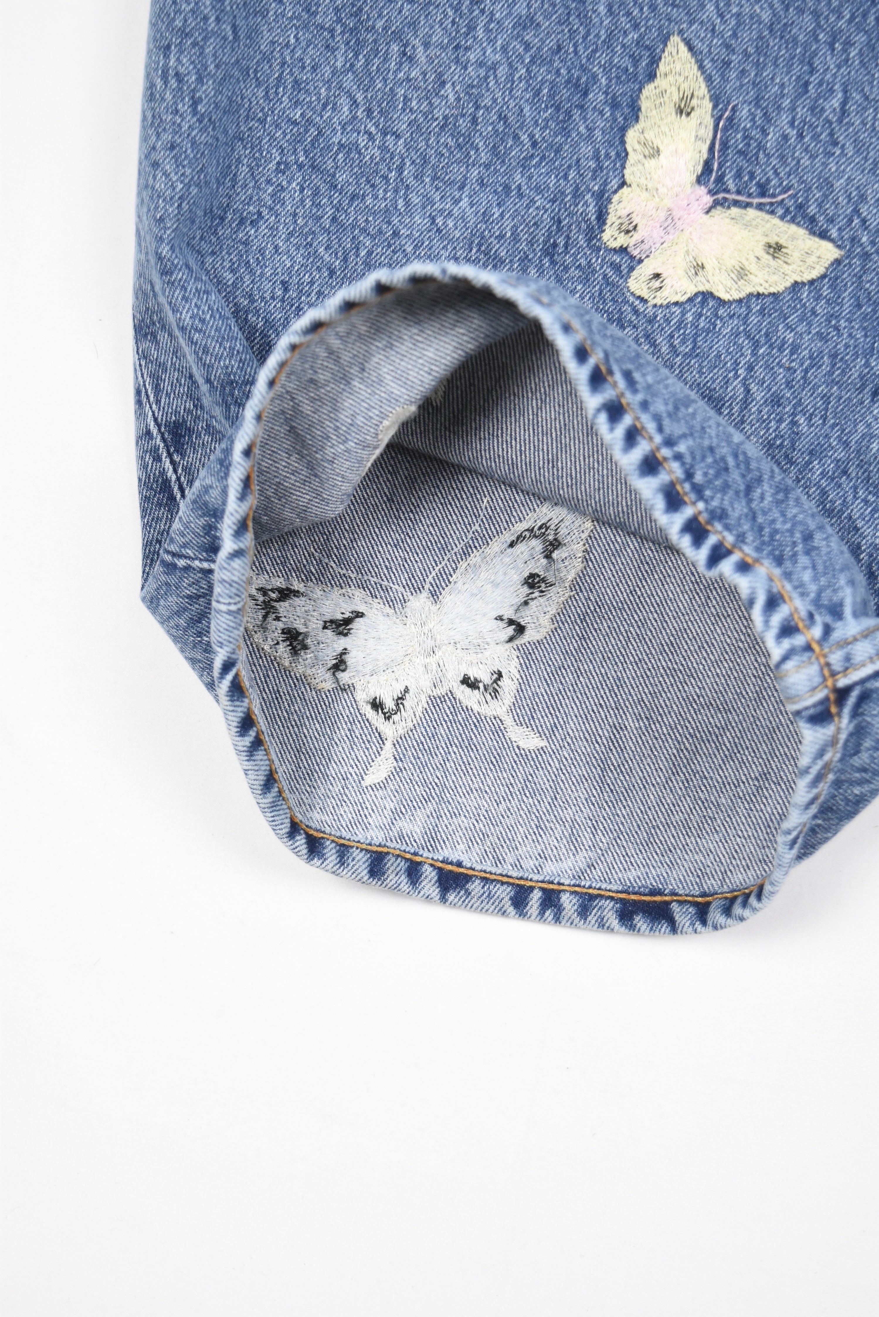 VAST CUT INDIGO BUTTERFLY 蝶デニム 28