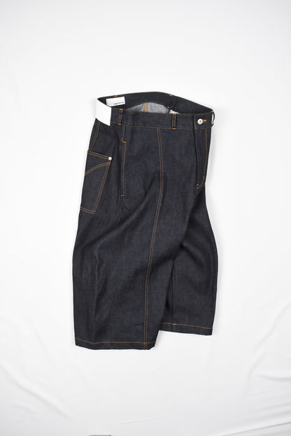 WELT SHORTS RAW DENIM [RAW DENIM]
