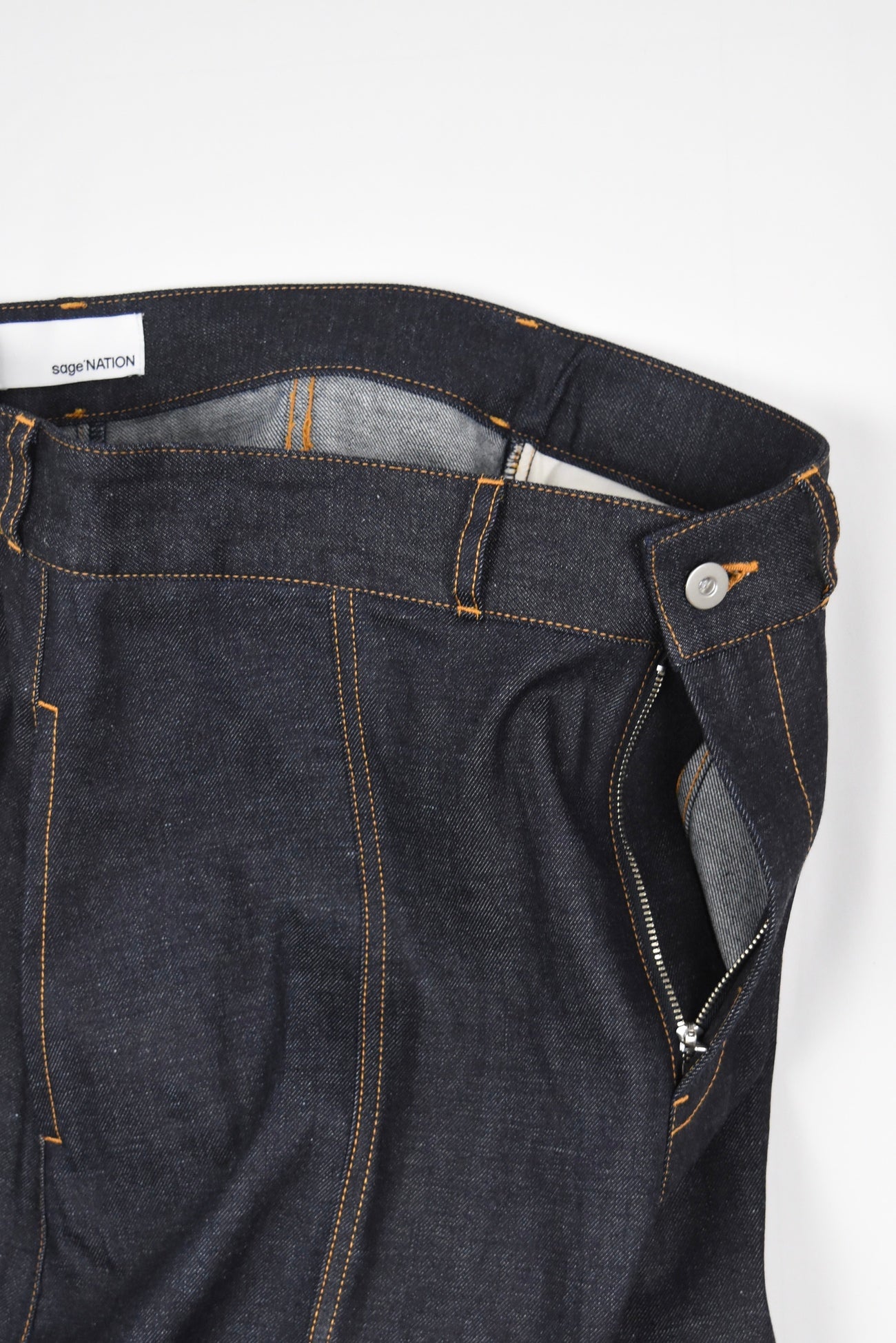 WELT SHORTS RAW DENIM [RAW DENIM]