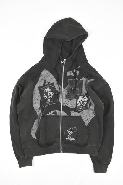 POST WORK ZIP THRU HOODED SWEAT