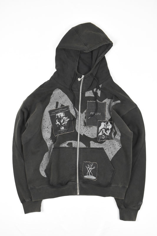 POST WORK ZIP THRU HOODED SWEAT