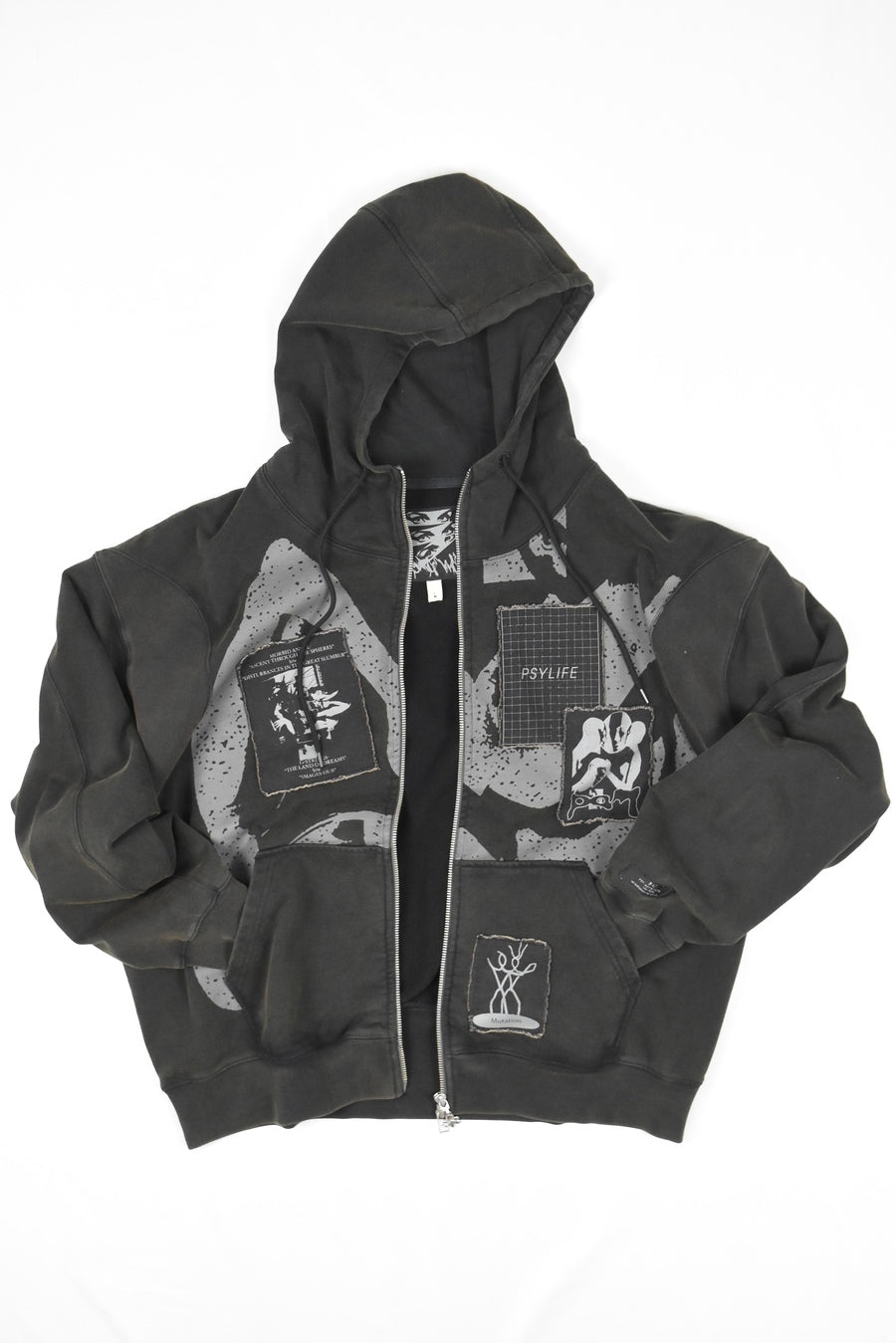 POST WORK ZIP THRU HOODED SWEAT
