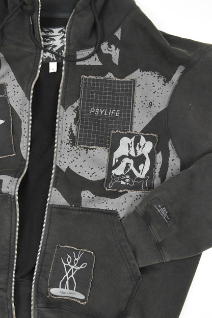 POST WORK ZIP THRU HOODED SWEAT