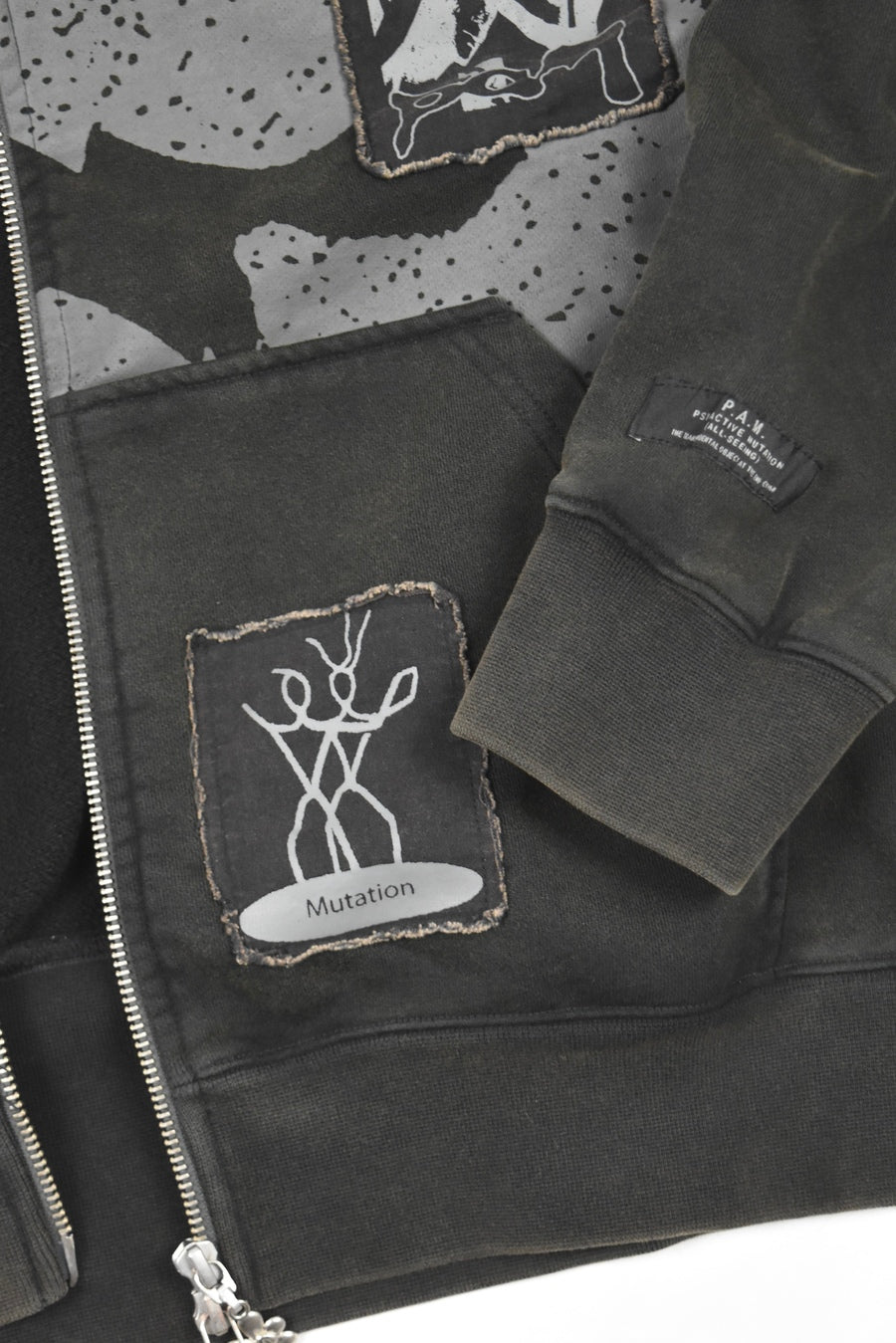 POST WORK ZIP THRU HOODED SWEAT