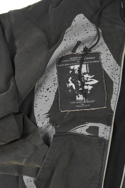 POST WORK ZIP THRU HOODED SWEAT