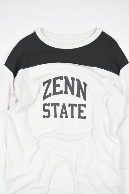 ZENN STATE COLLEGE PRINT QUARTER SLEEVE T-SHIRT
