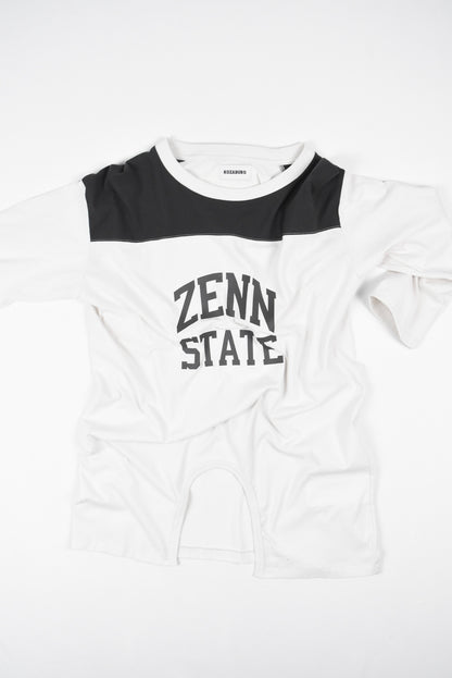 ZENN STATE COLLEGE PRINT QUARTER SLEEVE T-SHIRT