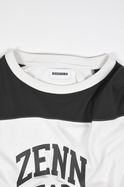 ZENN STATE COLLEGE PRINT QUARTER SLEEVE T-SHIRT