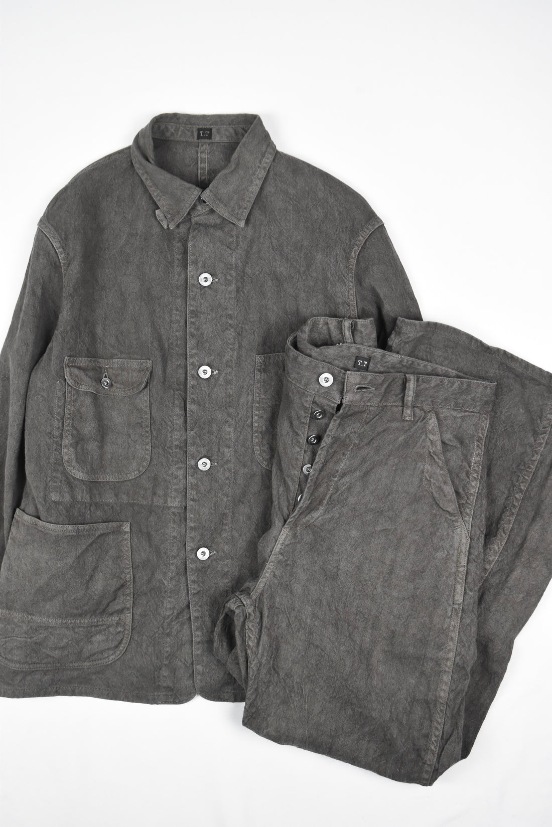 LOT.328 COVERALL JACKET WITH CHINSTRAP