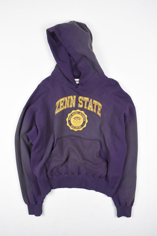 ZENN STATE PRINT FADED HOODIE