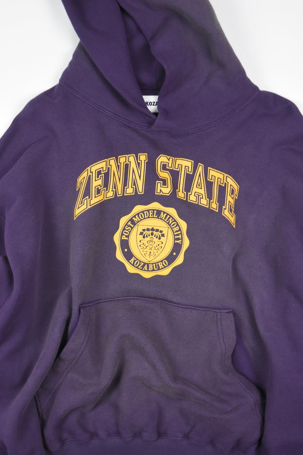 ZENN STATE PRINT FADED HOODIE
