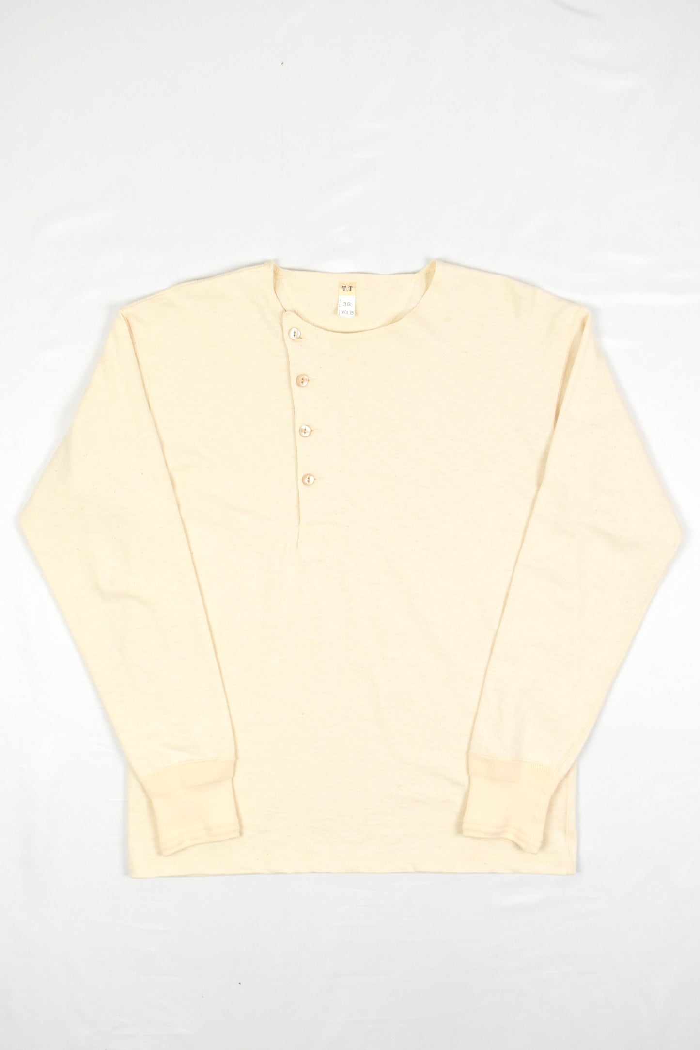 LOT.618 SIDE HENLEY NECK SHIRT