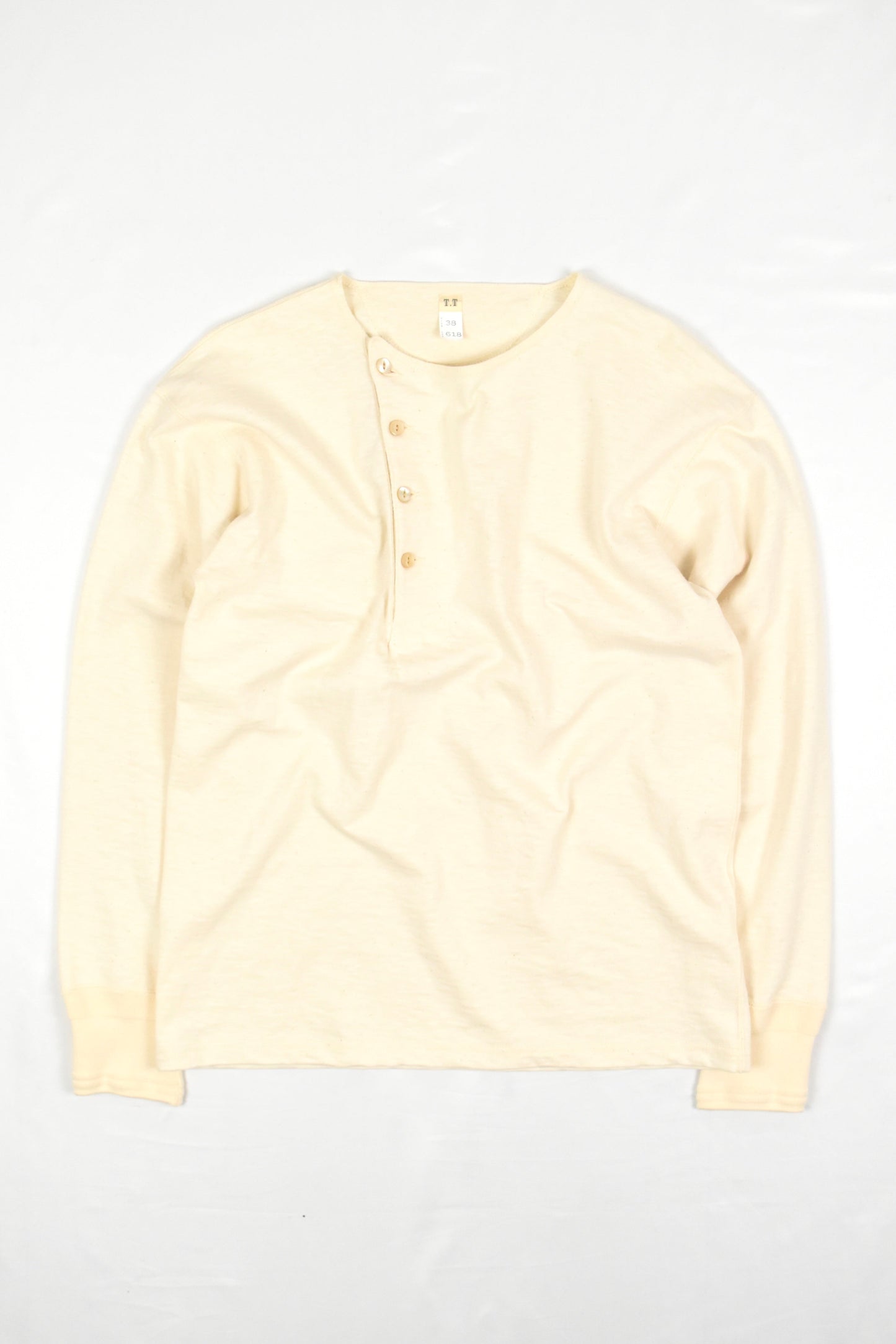 LOT.618 SIDE HENLEY NECK SHIRT