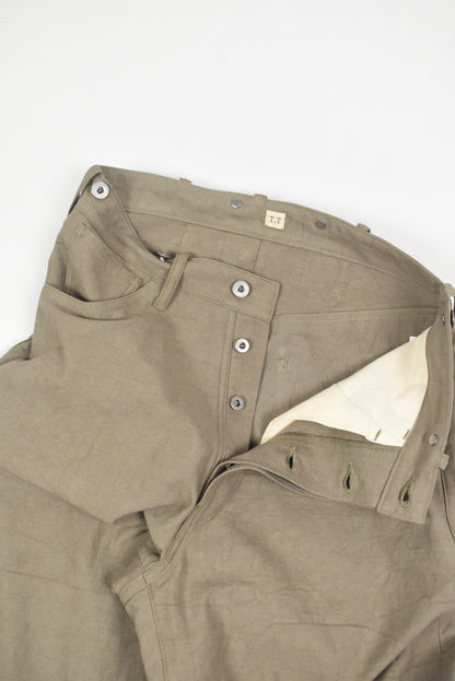 LOT.209 BUCKLE-BACKED TROUSERS