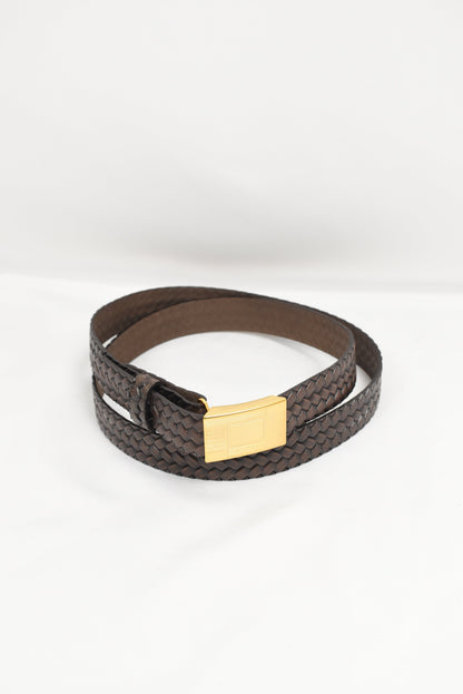 LOT.021 BASKETWEAVE PATTERN BELT