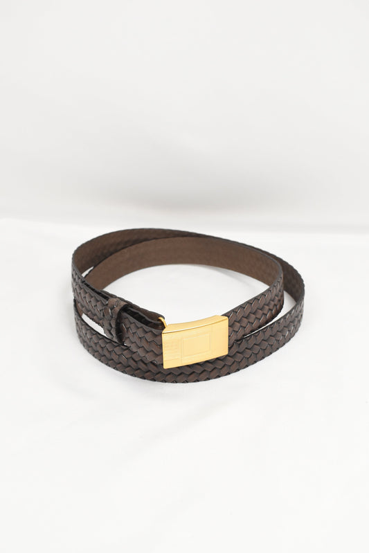 LOT.021 BASKETWEAVE PATTERN BELT