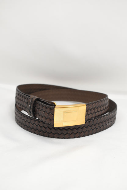 LOT.021 BASKETWEAVE PATTERN BELT