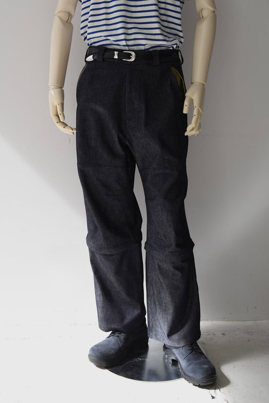 TRONSFORM TROUSERS [Indigo Reverse Denim]