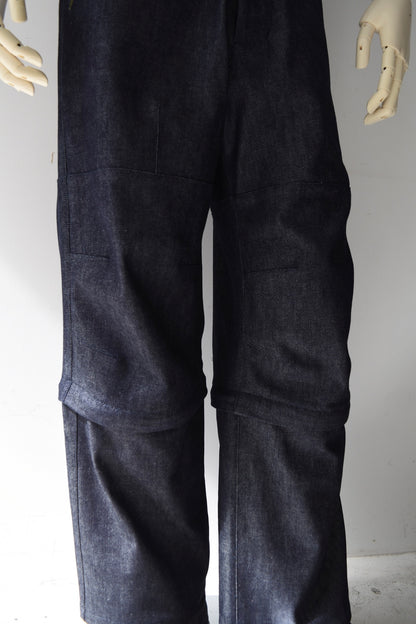 TRONSFORM TROUSERS [Indigo Reverse Denim]