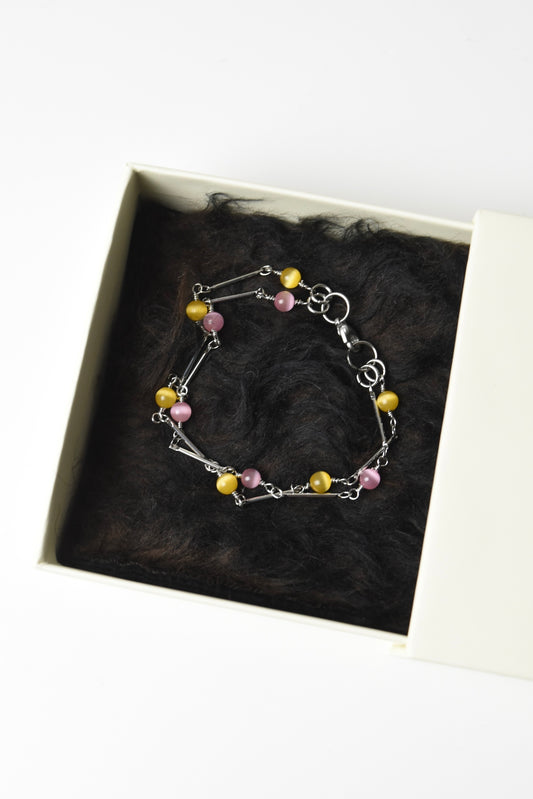 FABRICATED PEARL BRACELET