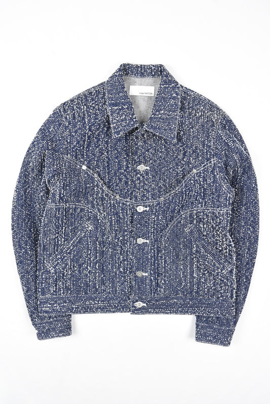 DENIM JIJI JACKET INDIGO SNOW NEP