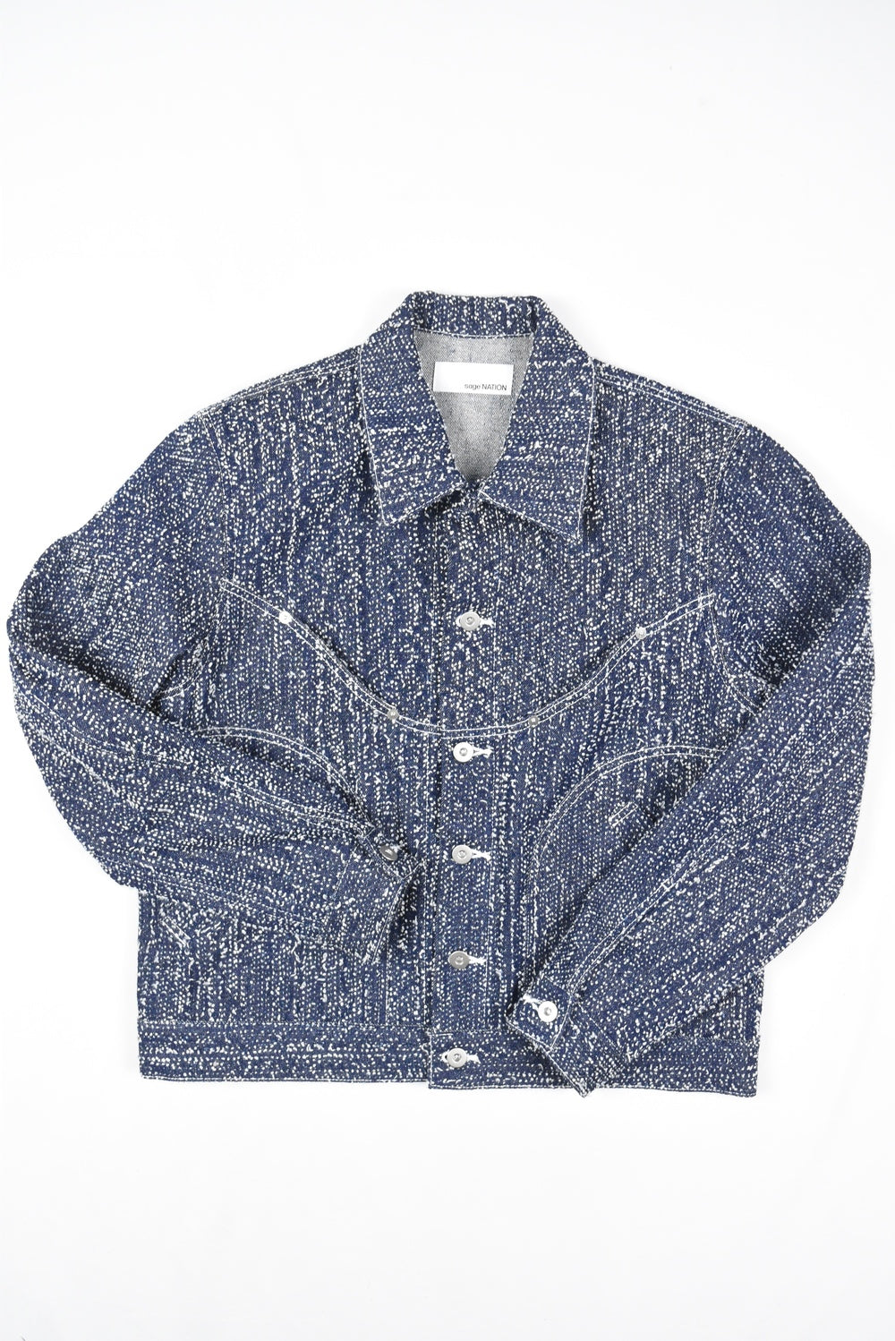 sage NATION/DENIM JIJI JACKET INDIGO SNOW NEP – 101 WESTSIDE