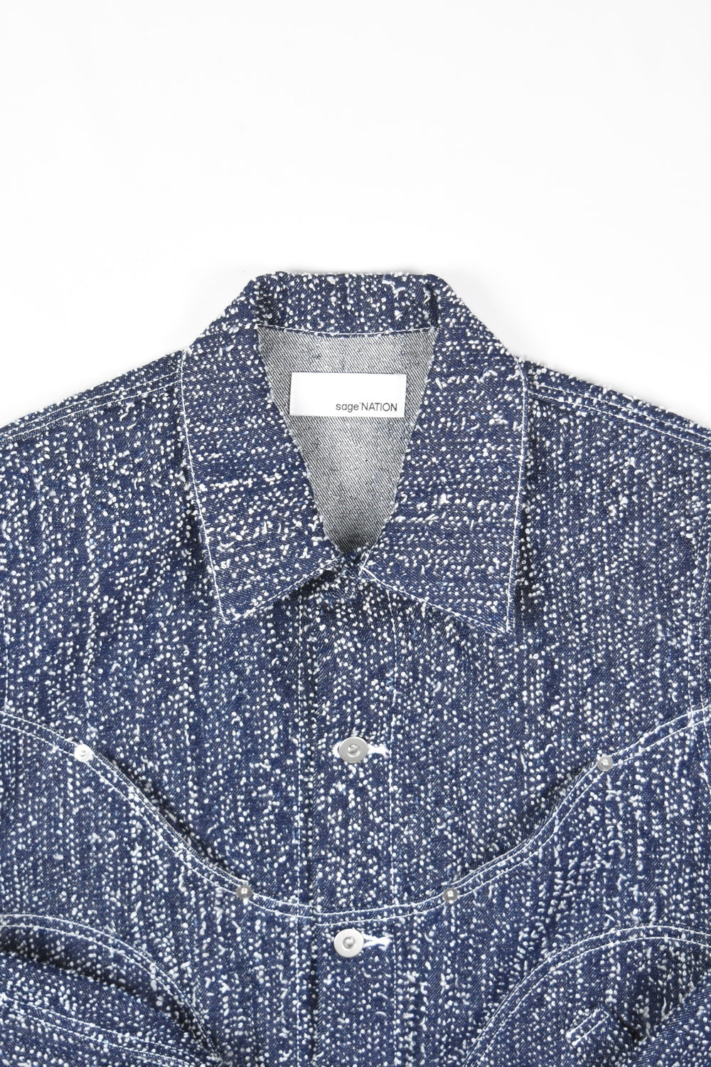 DENIM JIJI JACKET INDIGO SNOW NEP