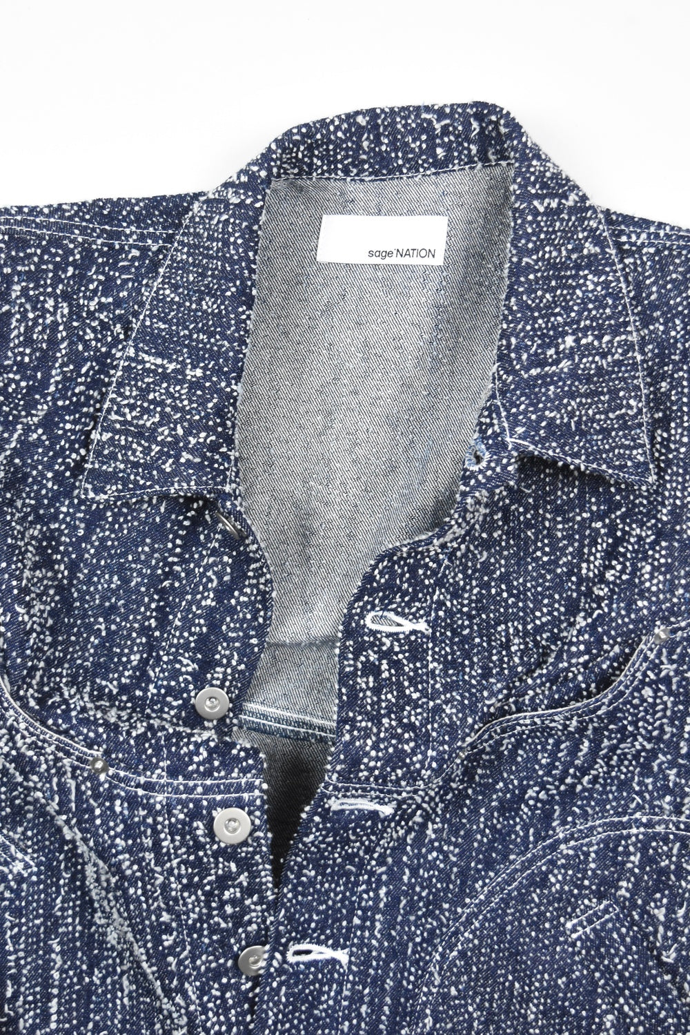 DENIM JIJI JACKET INDIGO SNOW NEP