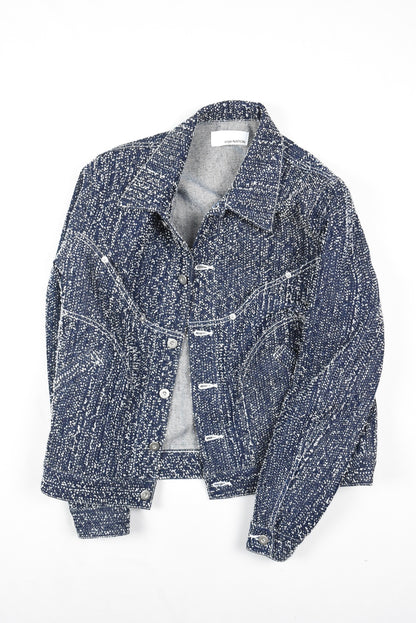 DENIM JIJI JACKET INDIGO SNOW NEP