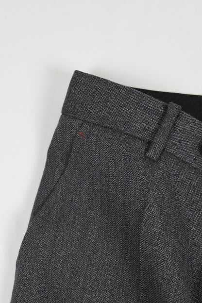 GREY SMALL POCKET CASUAL PANTS